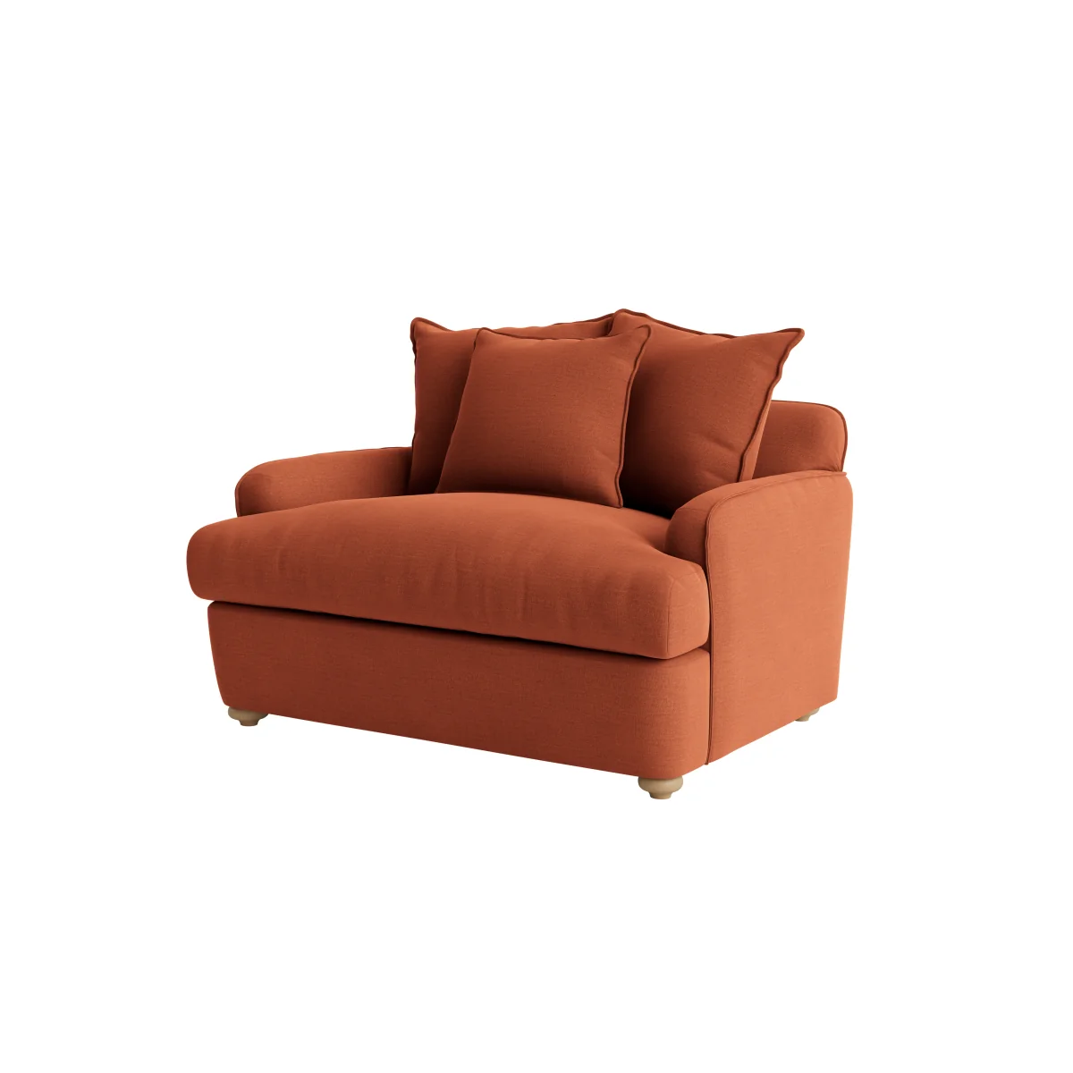 Smooch Love Seat Sofa Bed (Marmalade Clever Linen) – image 6