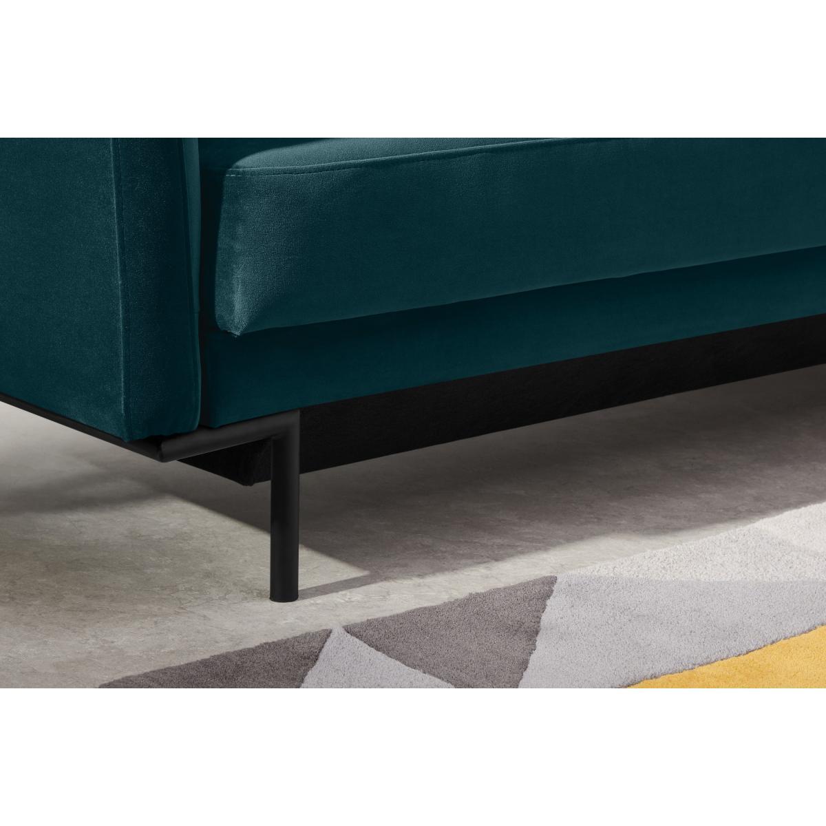 Harlow Sofa Bed with Storage, Coastal Blue Velvet – image 10