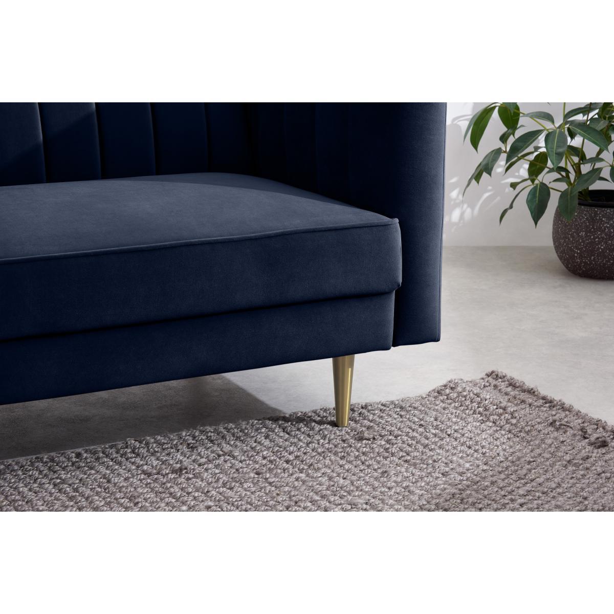 Amicie Sofa Bed, Monarch Blue Velvet – image 5
