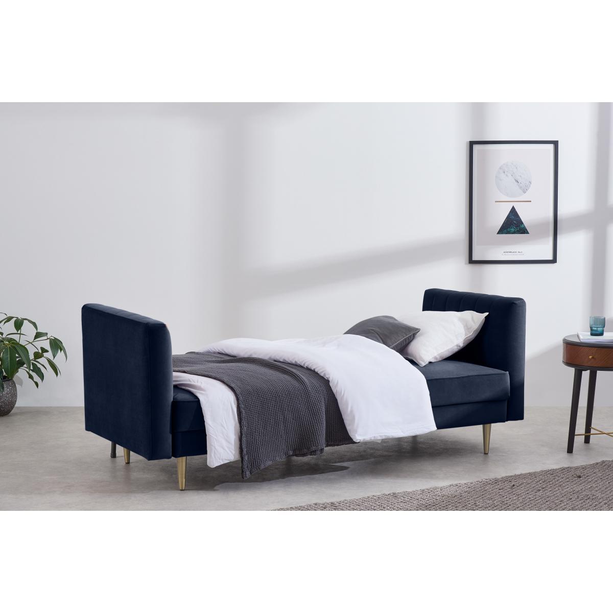 Amicie Sofa Bed, Monarch Blue Velvet – image 7