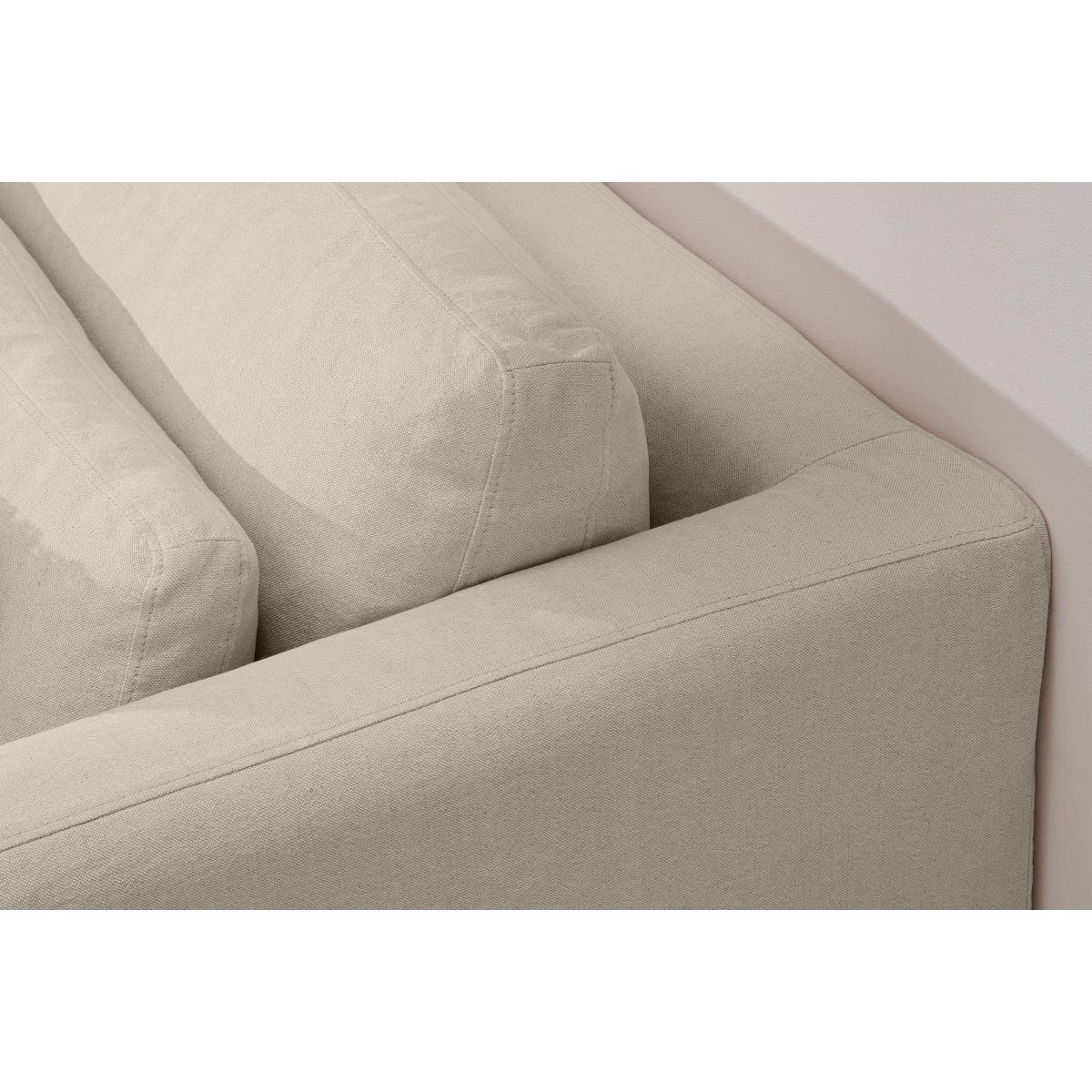 Arabelo Loose Cover Sofa Bed, Natural Cotton & Linen Mix – image 6