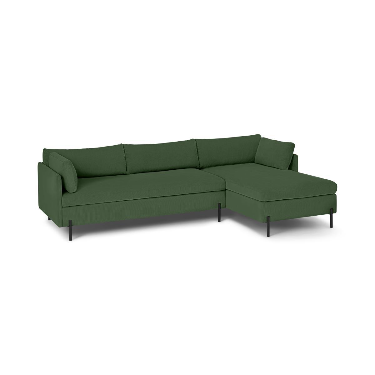 Zarina Right Hand Facing Chaise End Corner Sofa Bed, Meadow Corduroy Velvet – image 3