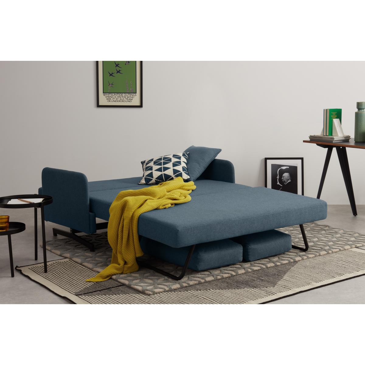 Motti Sofa Bed, Denim Blue Fabric – image 8