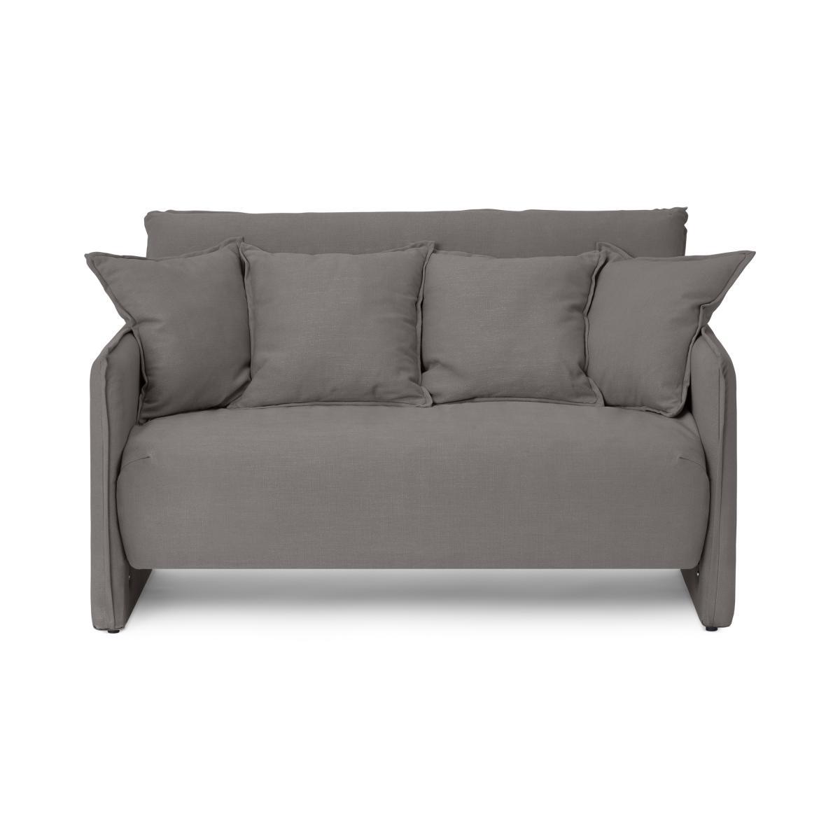 Medina Small Sofa Bed, Metropolis Grey Weave – image 2