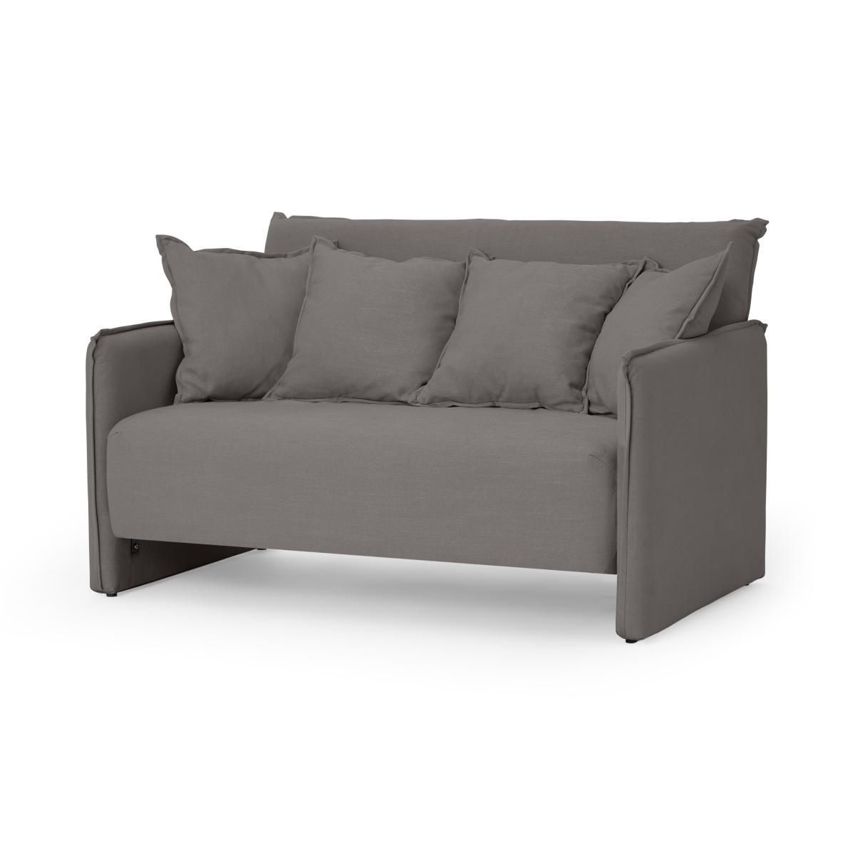 Medina Small Sofa Bed, Metropolis Grey Weave – image 3