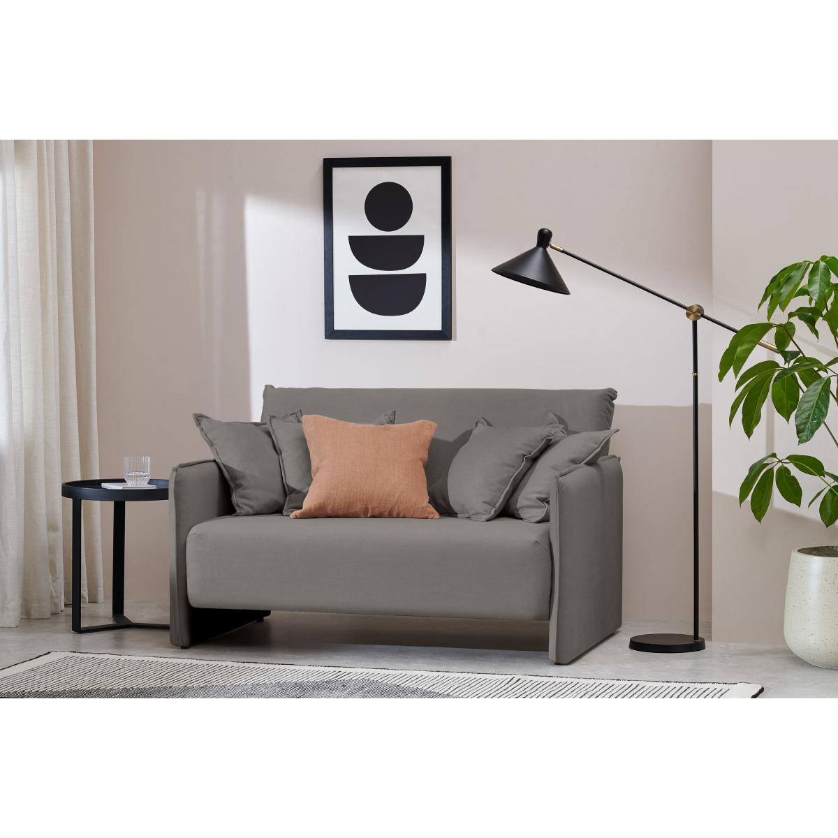 Medina Small Sofa Bed, Metropolis Grey Weave – image 4