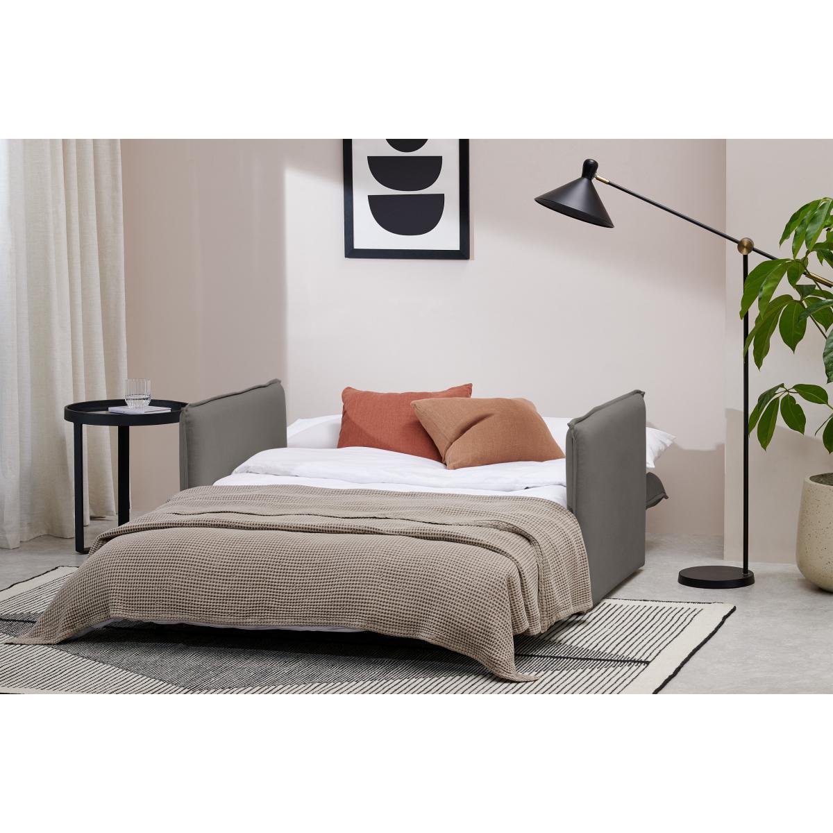 Medina Small Sofa Bed, Metropolis Grey Weave – image 5