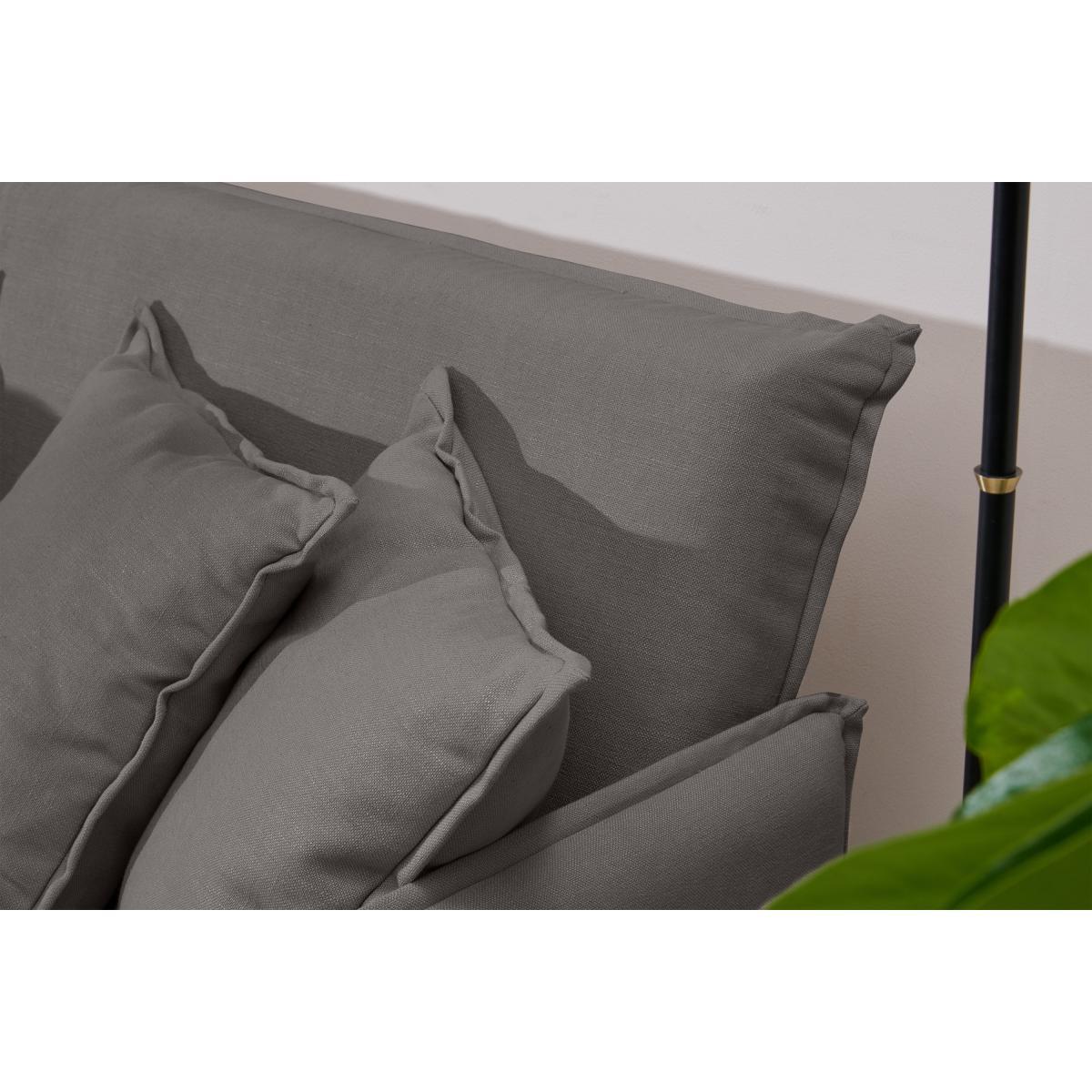 Medina Small Sofa Bed, Metropolis Grey Weave – image 7