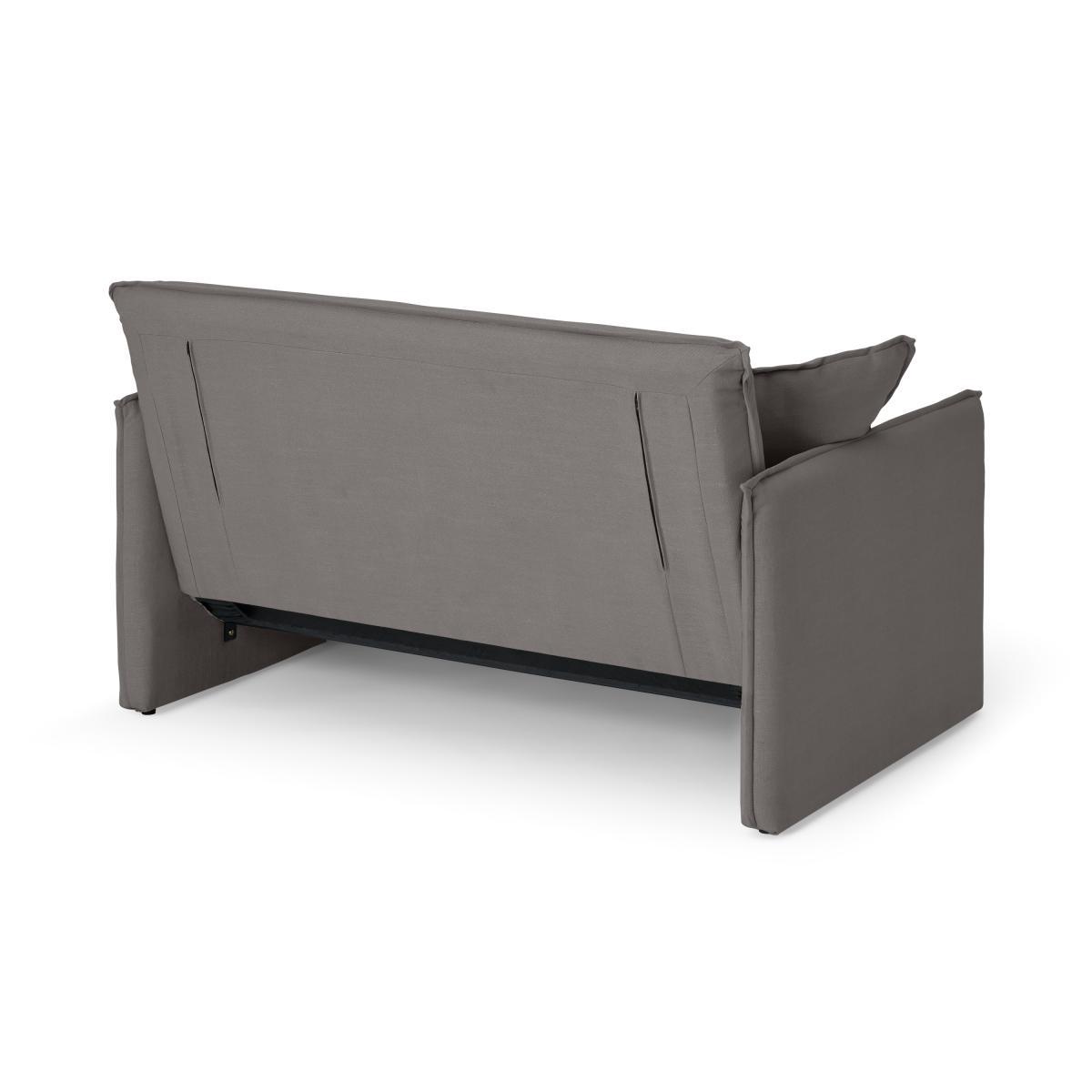 Medina Small Sofa Bed, Metropolis Grey Weave – image 8