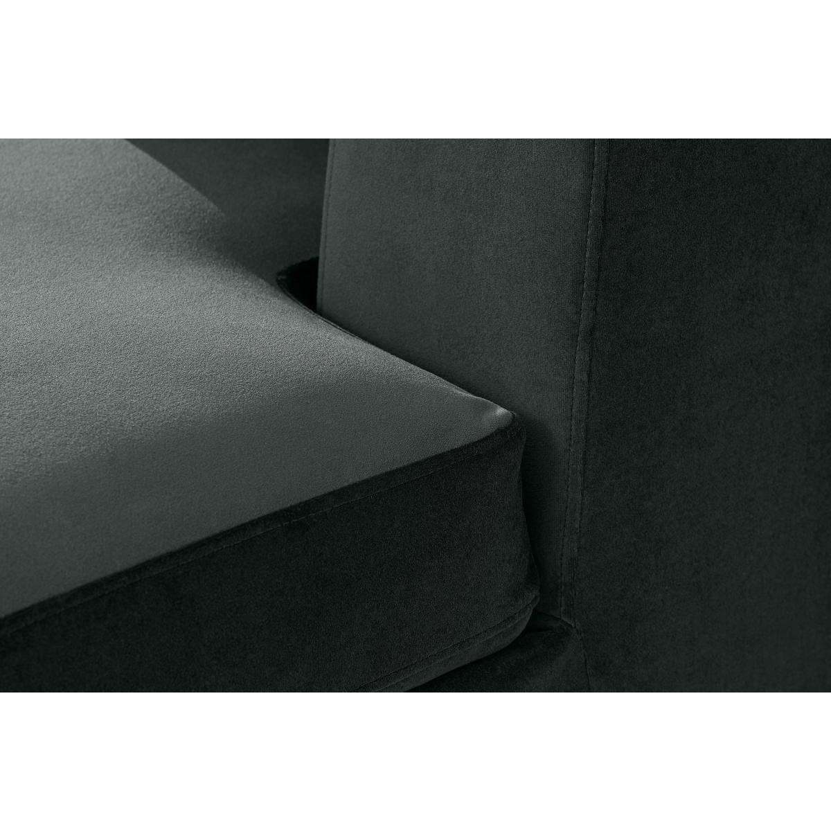 Mogen Right Hand Facing Chaise End Sofa Bed with Storage, Mourne Grey Velvet – image 5