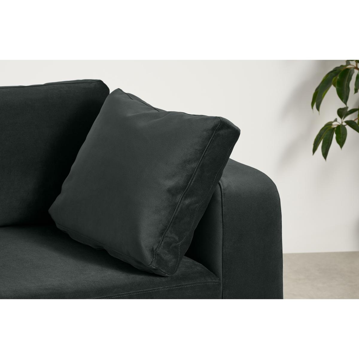 Mogen Right Hand Facing Chaise End Sofa Bed with Storage, Mourne Grey Velvet – image 7