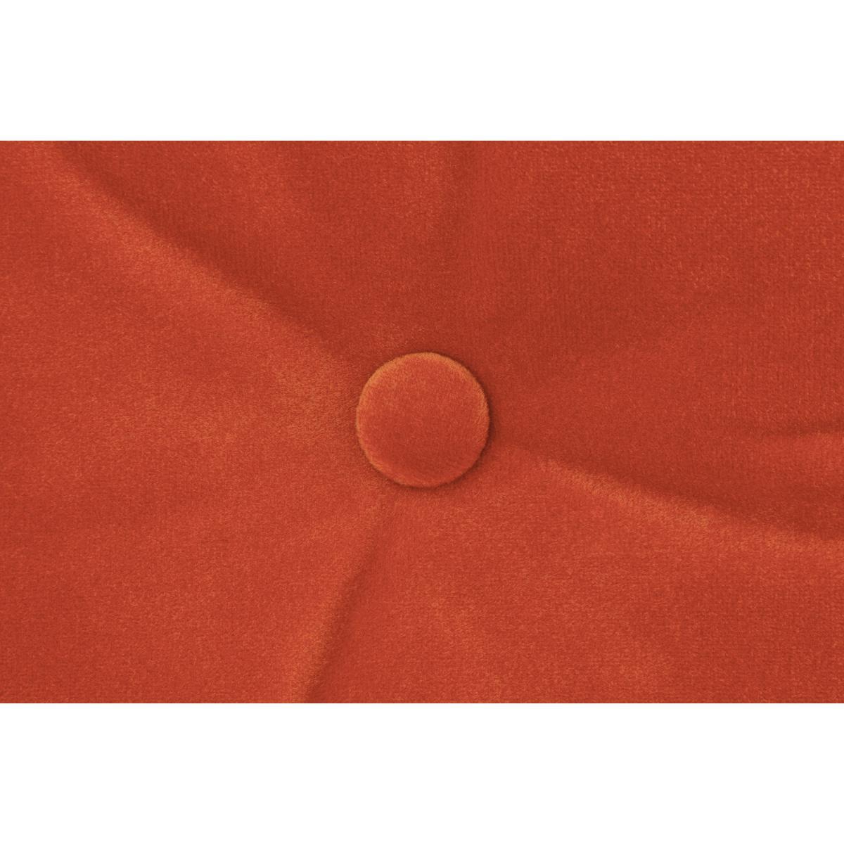 Haru Single Sofa Bed, Tangerine Orange Velvet – image 9