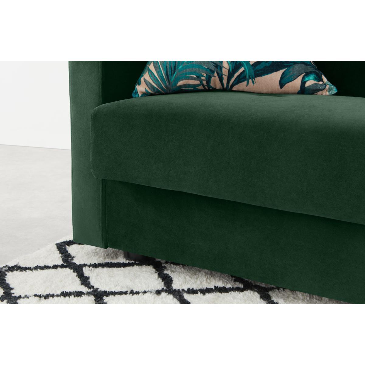 Chou Click Clack Sofa Bed with Storage, Moss Green Recycled Velvet – image 5