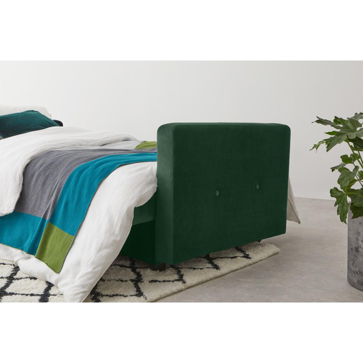 Chou Click Clack Sofa Bed with Storage, Moss Green Recycled Velvet – image 8