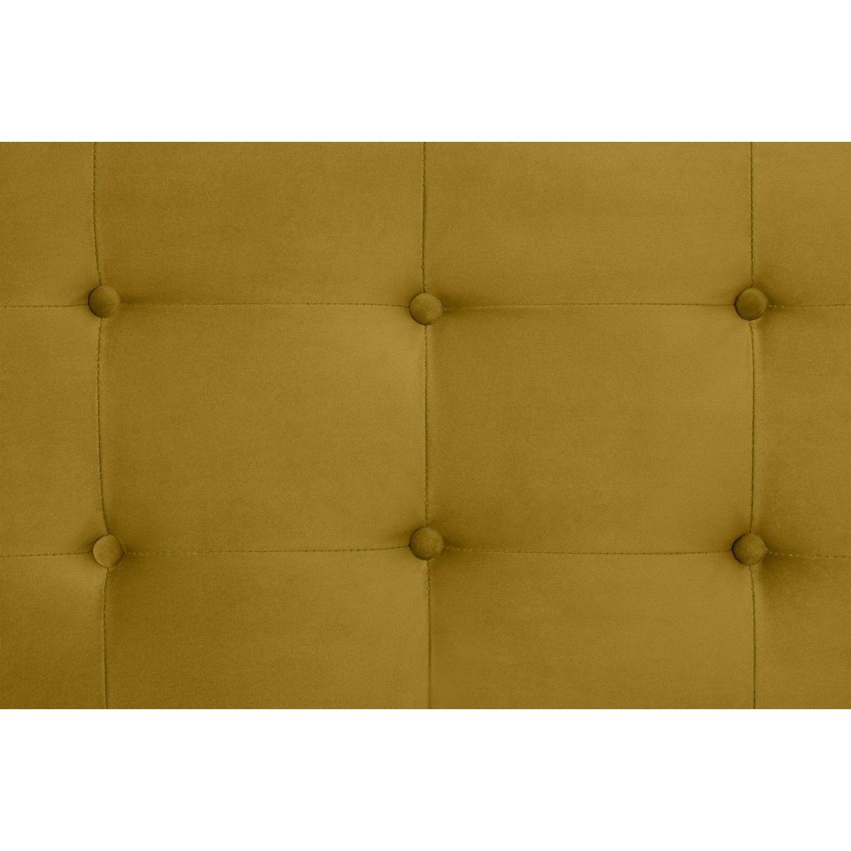 Rosslyn Right Hand Facing Chaise End Click Clack Sofa Bed, Vintage Gold Velvet – image 10