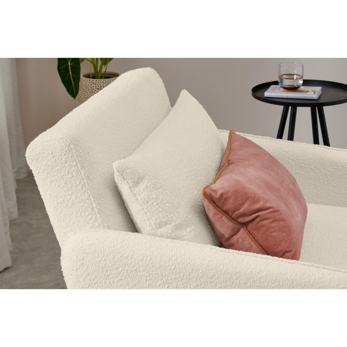 Hettie Single Click Clack Sofa Bed, Whitewash Boucle – image 6