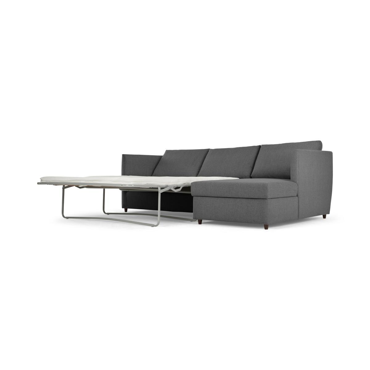 Milner Right Hand Facing Corner Storage Sofa Bed with Foam Mattress, Night Grey – image 7