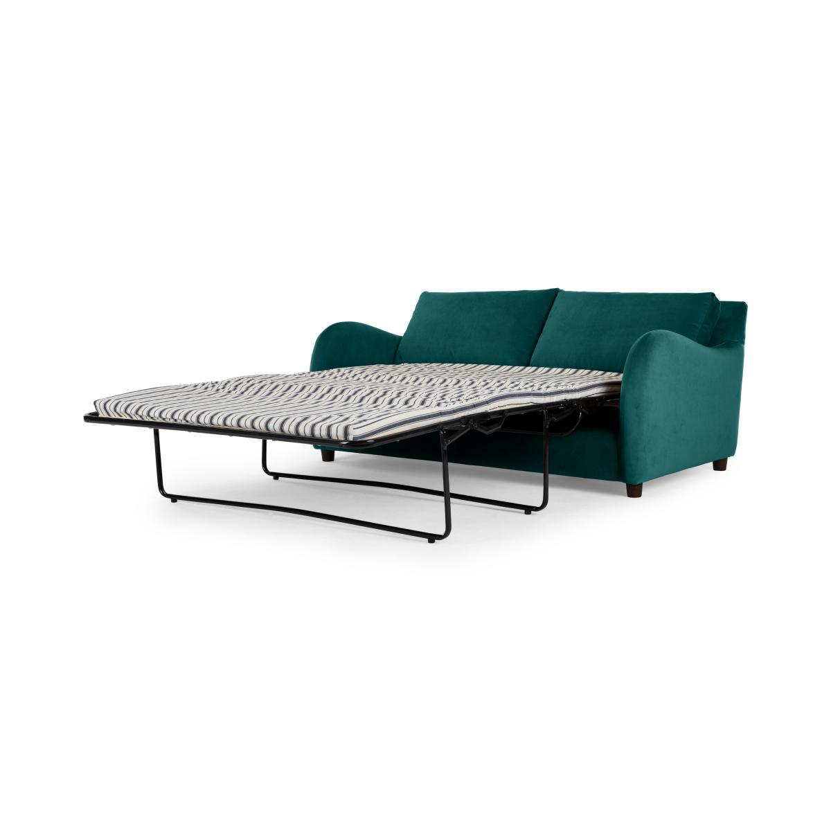 Sofia 2 Seater Sofabed, Plush Mallard Velvet – image 6
