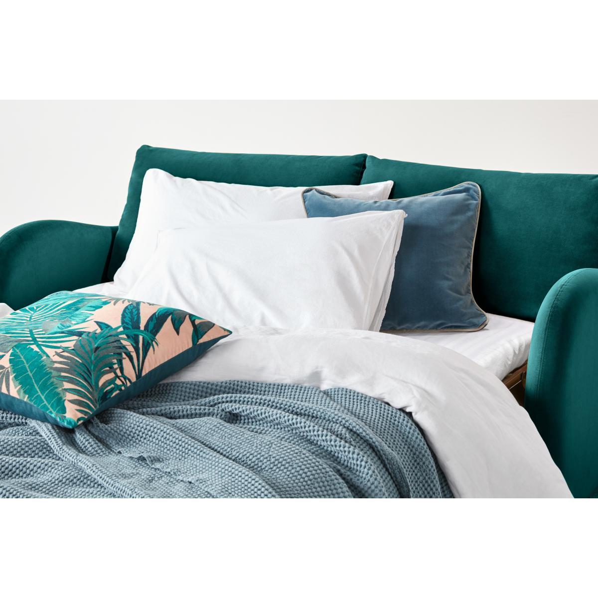 Sofia 2 Seater Sofabed, Plush Mallard Velvet – image 7