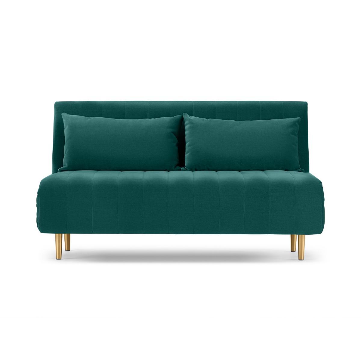 Bessie Large Double Sofa Bed, Teal Blue Velvet – image 2