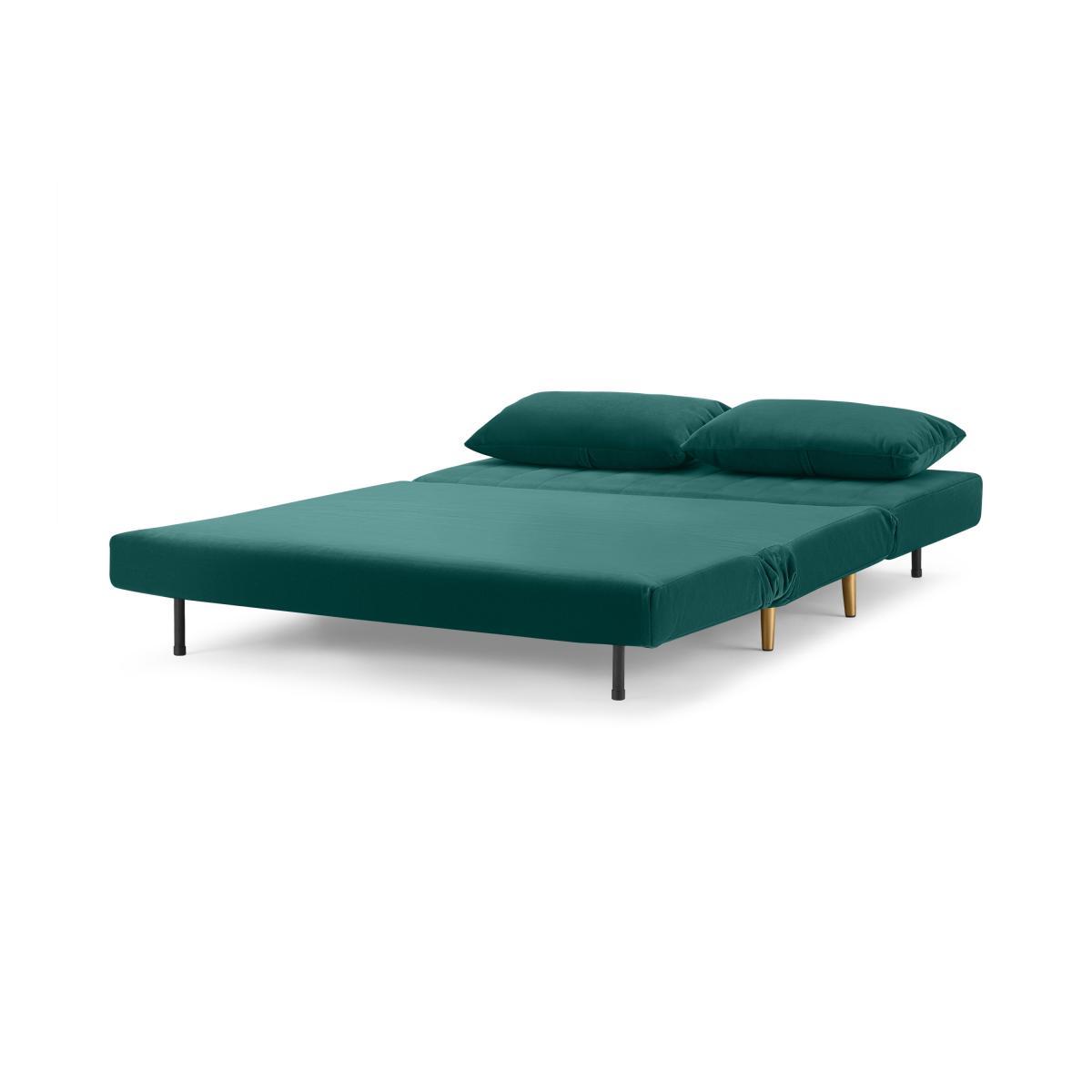Bessie Large Double Sofa Bed, Teal Blue Velvet – image 6