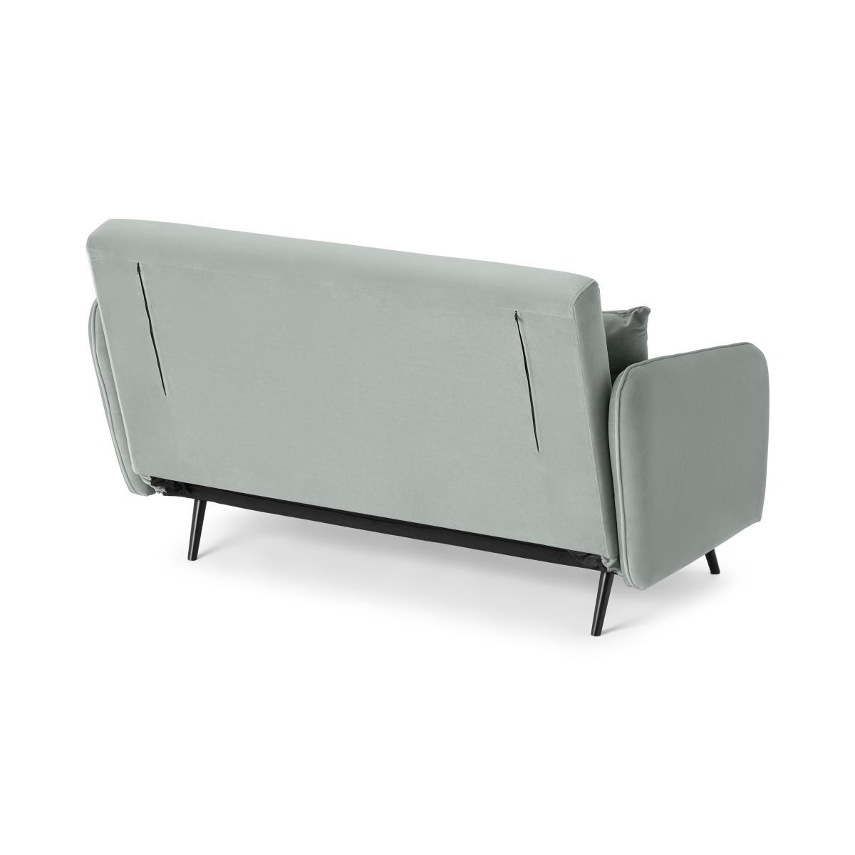 Hettie Small Sofa Bed, Ice Blue Velvet – image 6