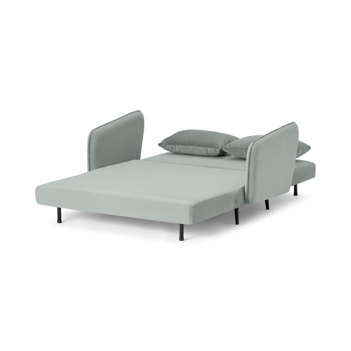 Hettie Small Sofa Bed, Ice Blue Velvet – image 8