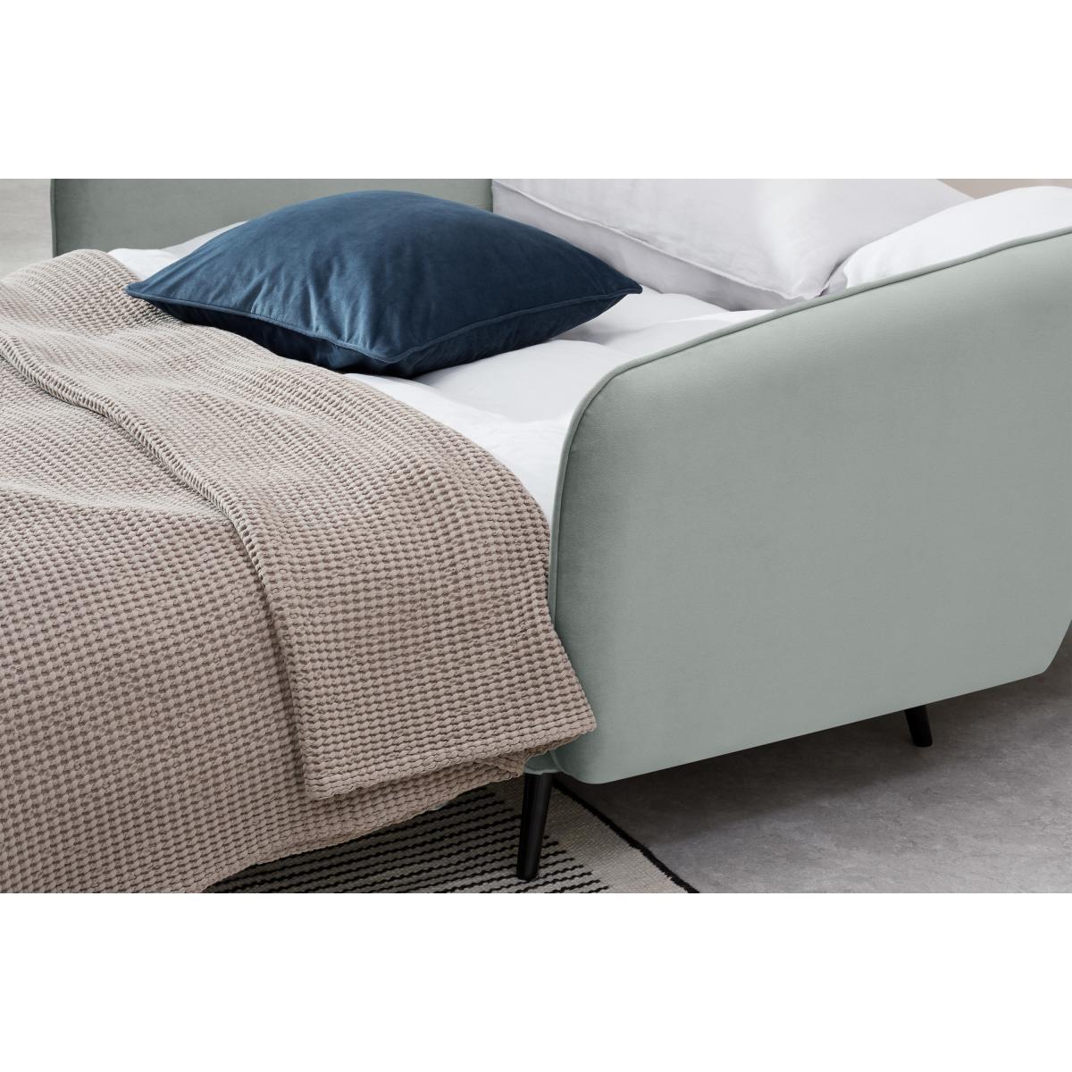 Hettie Small Sofa Bed, Ice Blue Velvet – image 9
