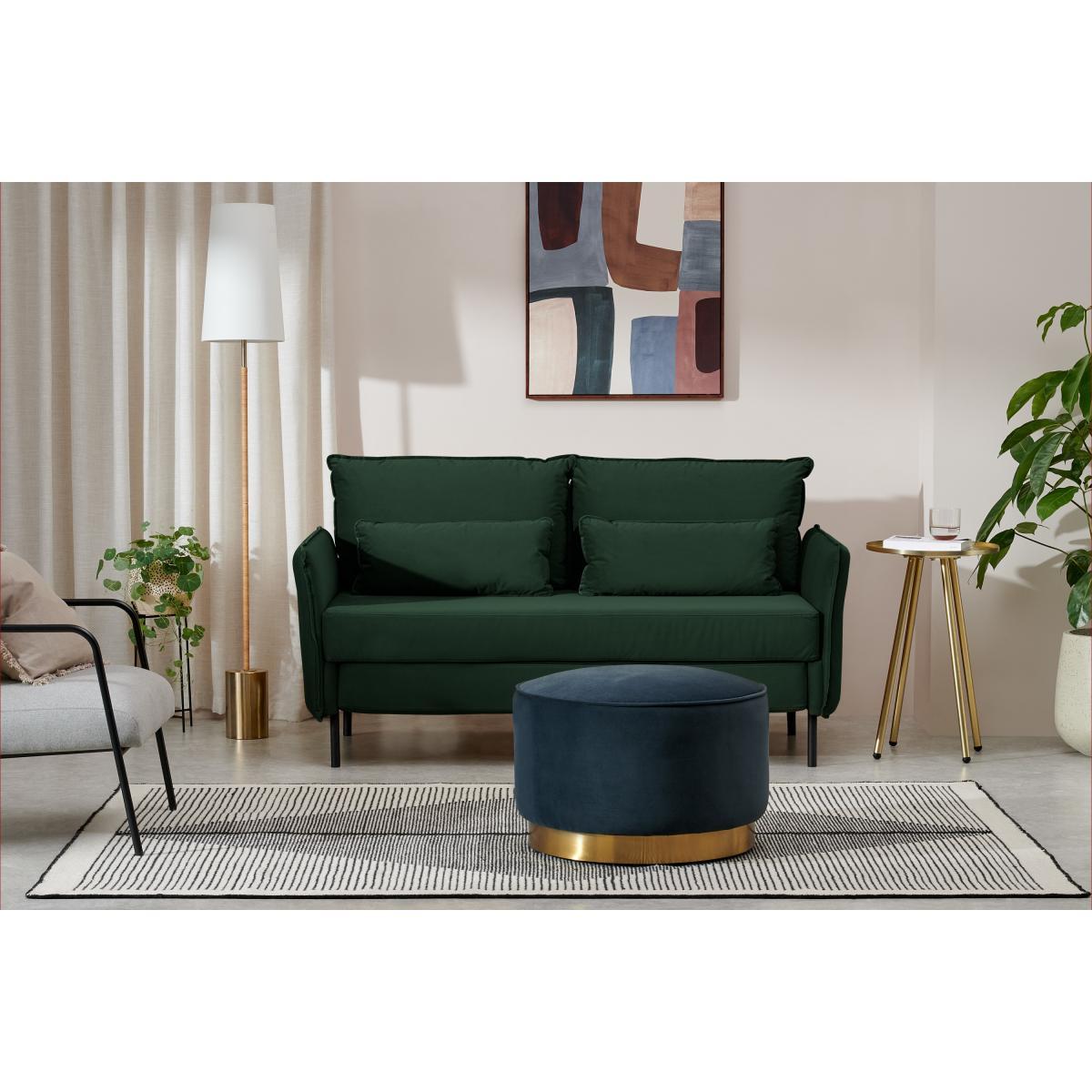Purcell Sofa Bed, Moss Green Velvet – image 4