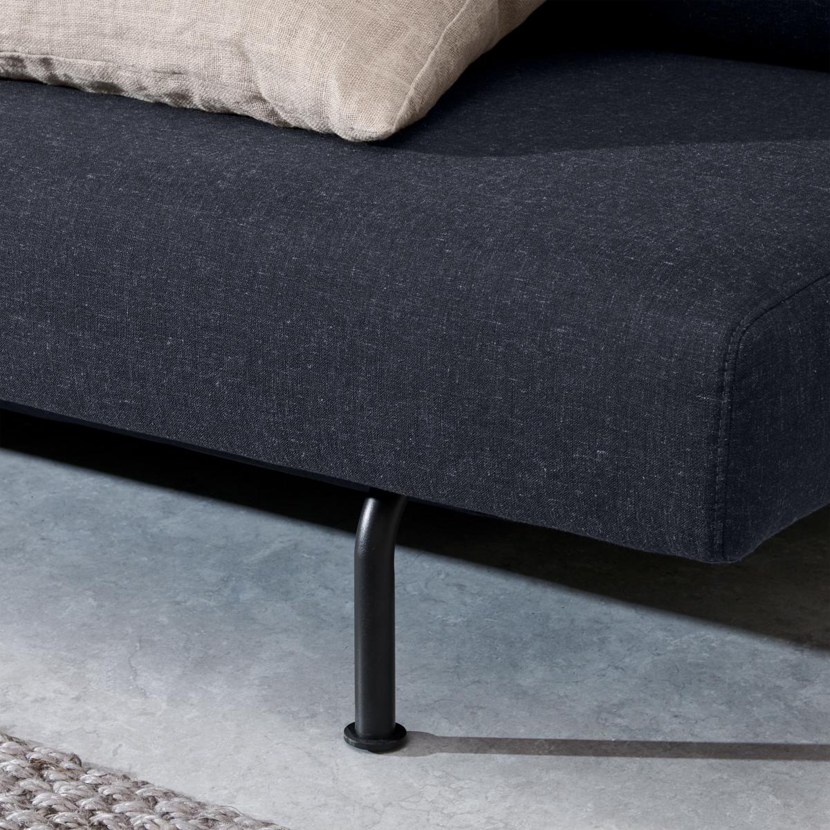 Esben Pocket Sprung Platform Sofa Bed, Capri Blue Weave – image 6