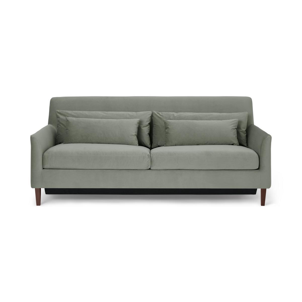 Alesso 3 Seater Sofa Bed, Pale Sage Recycled Velvet – image 2