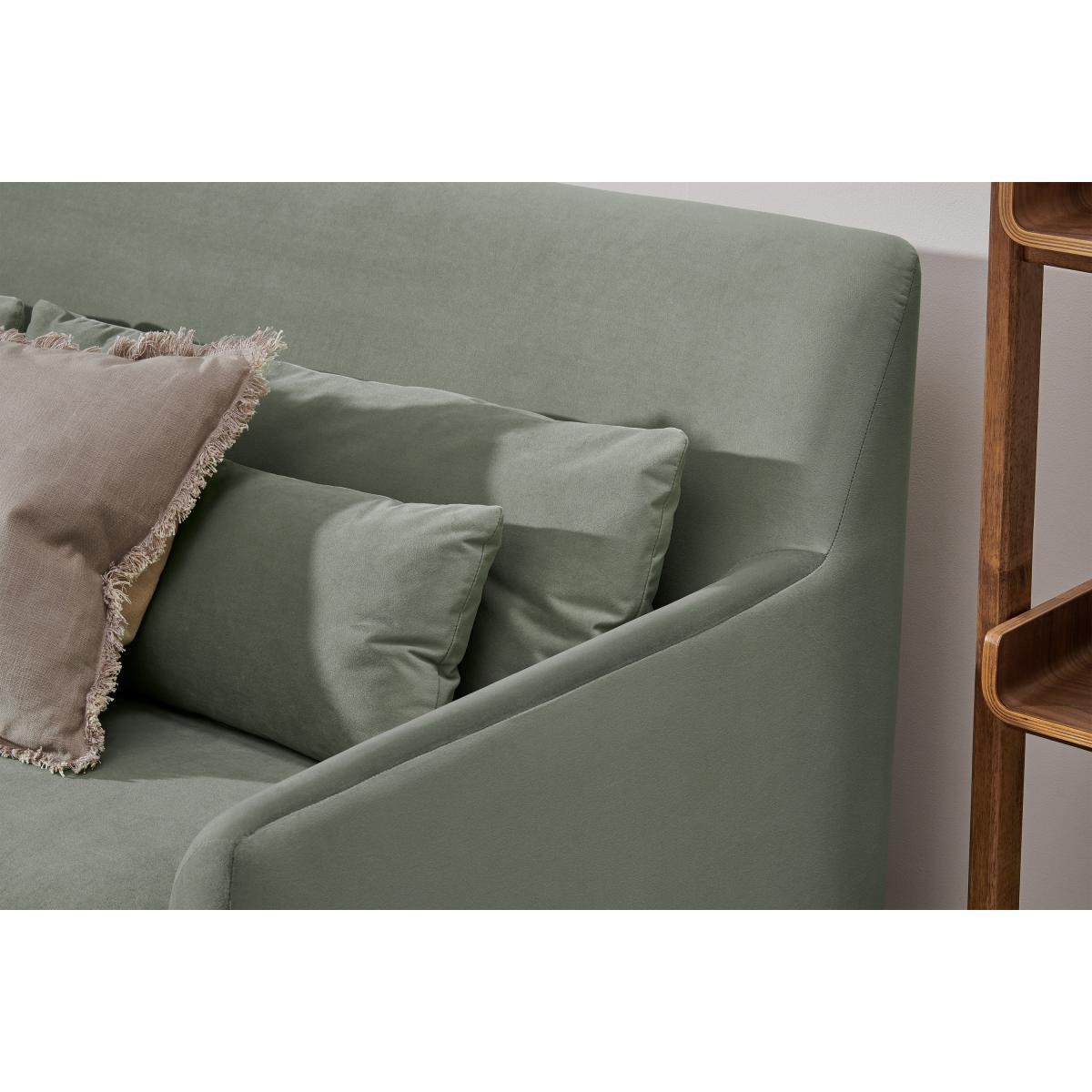 Alesso 3 Seater Sofa Bed, Pale Sage Recycled Velvet – image 6