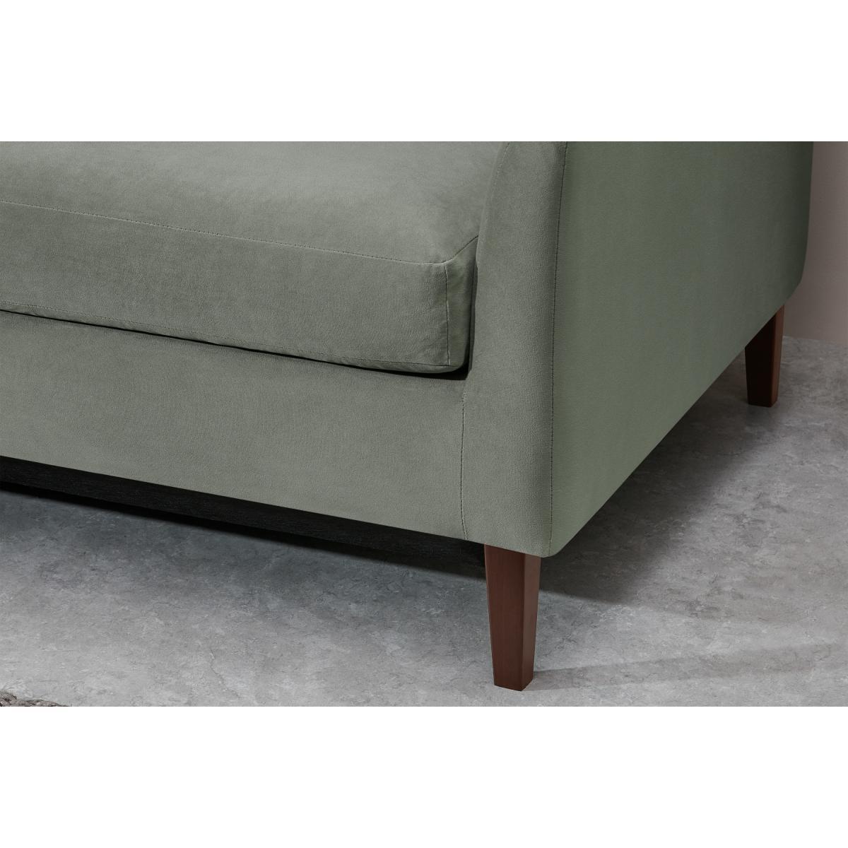 Alesso 3 Seater Sofa Bed, Pale Sage Recycled Velvet – image 7