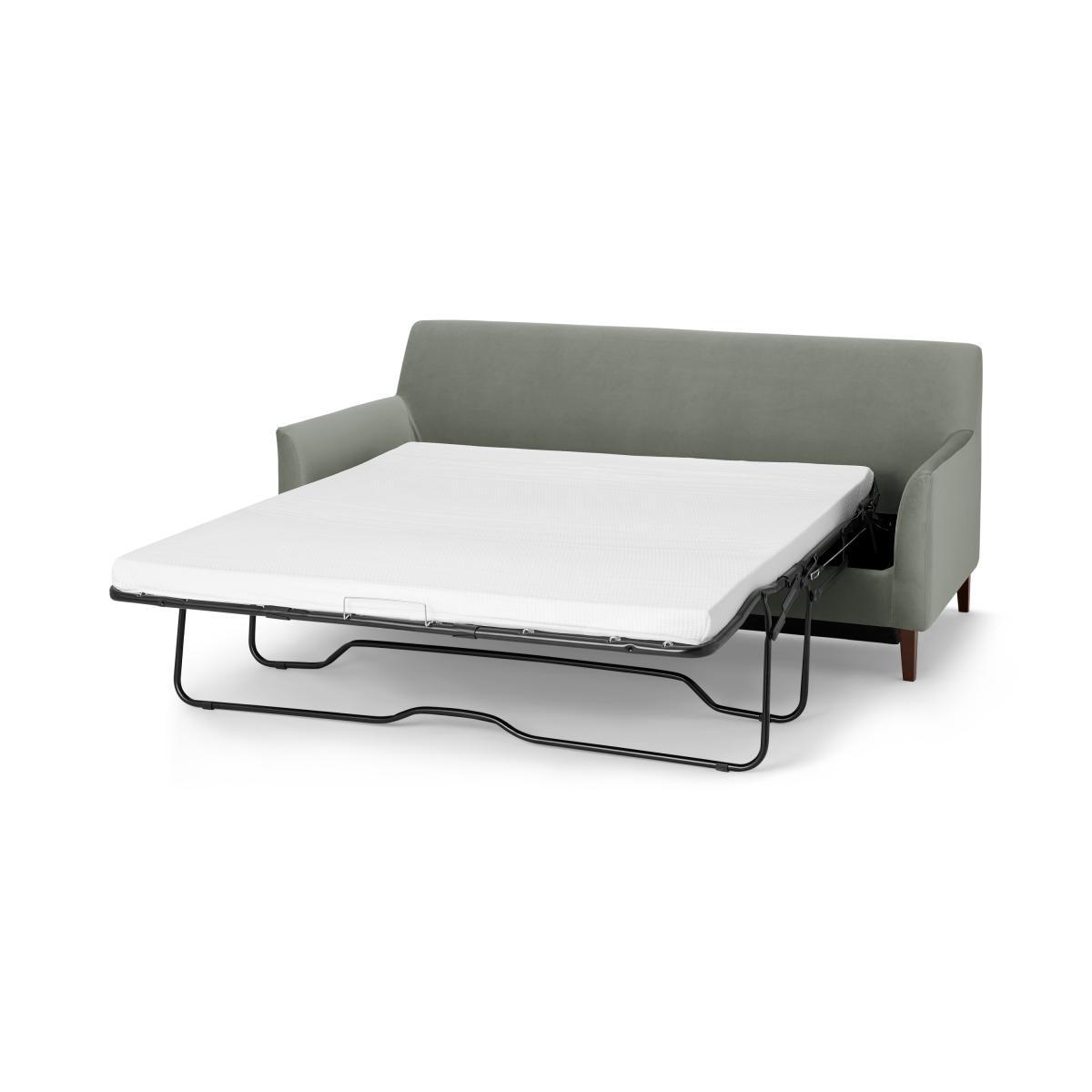 Alesso 3 Seater Sofa Bed, Pale Sage Recycled Velvet – image 9