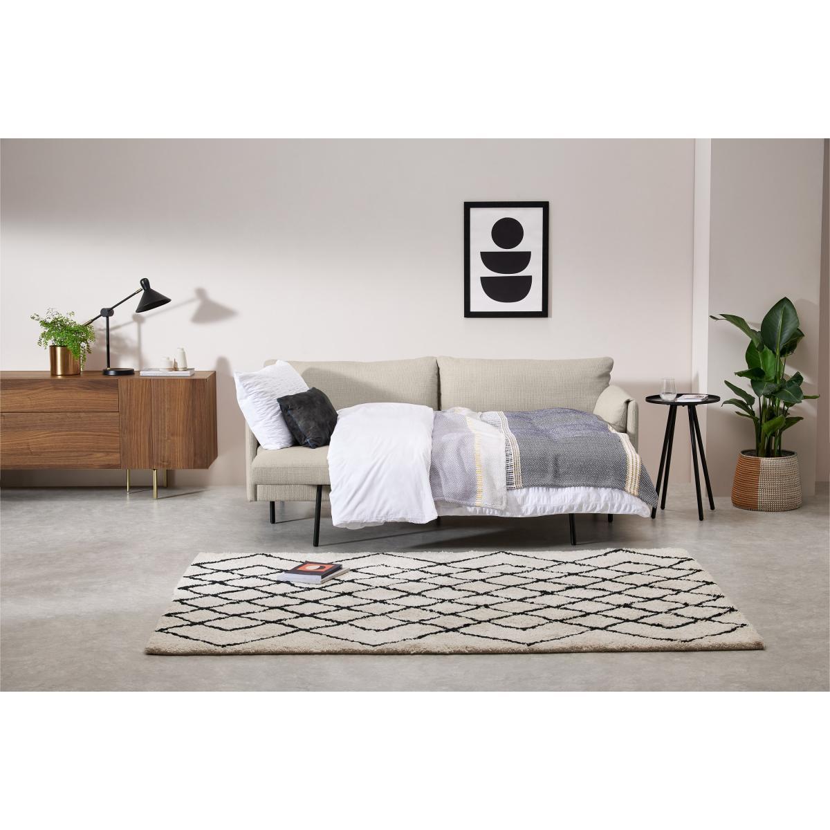 Hitomi Platform Sofa Bed, Oat Weave – image 5