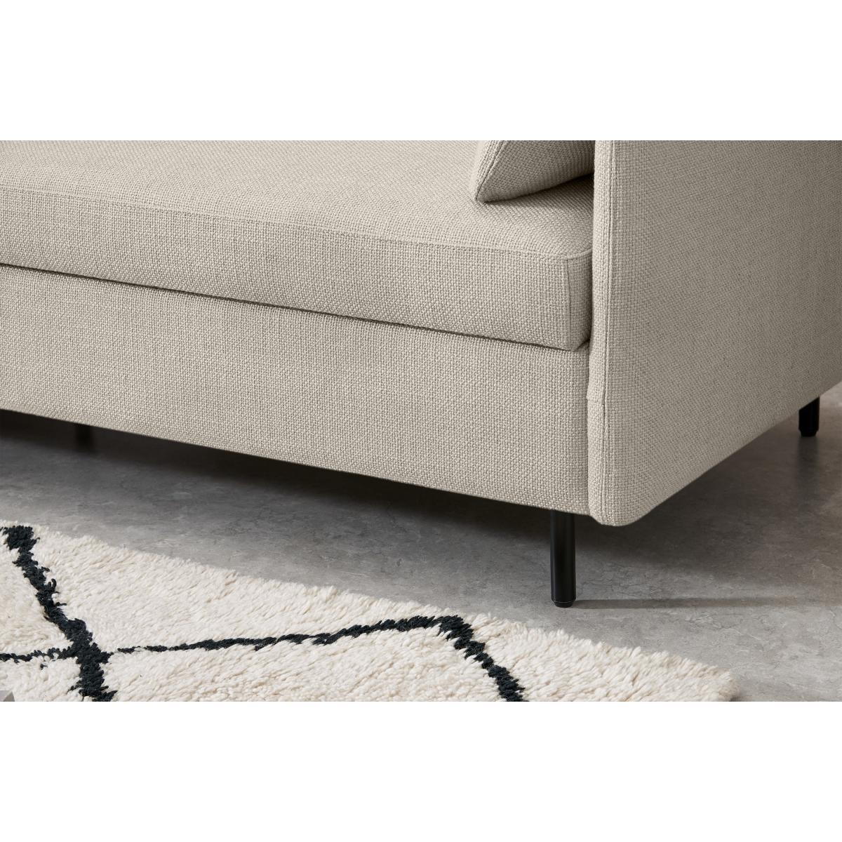 Hitomi Platform Sofa Bed, Oat Weave – image 6