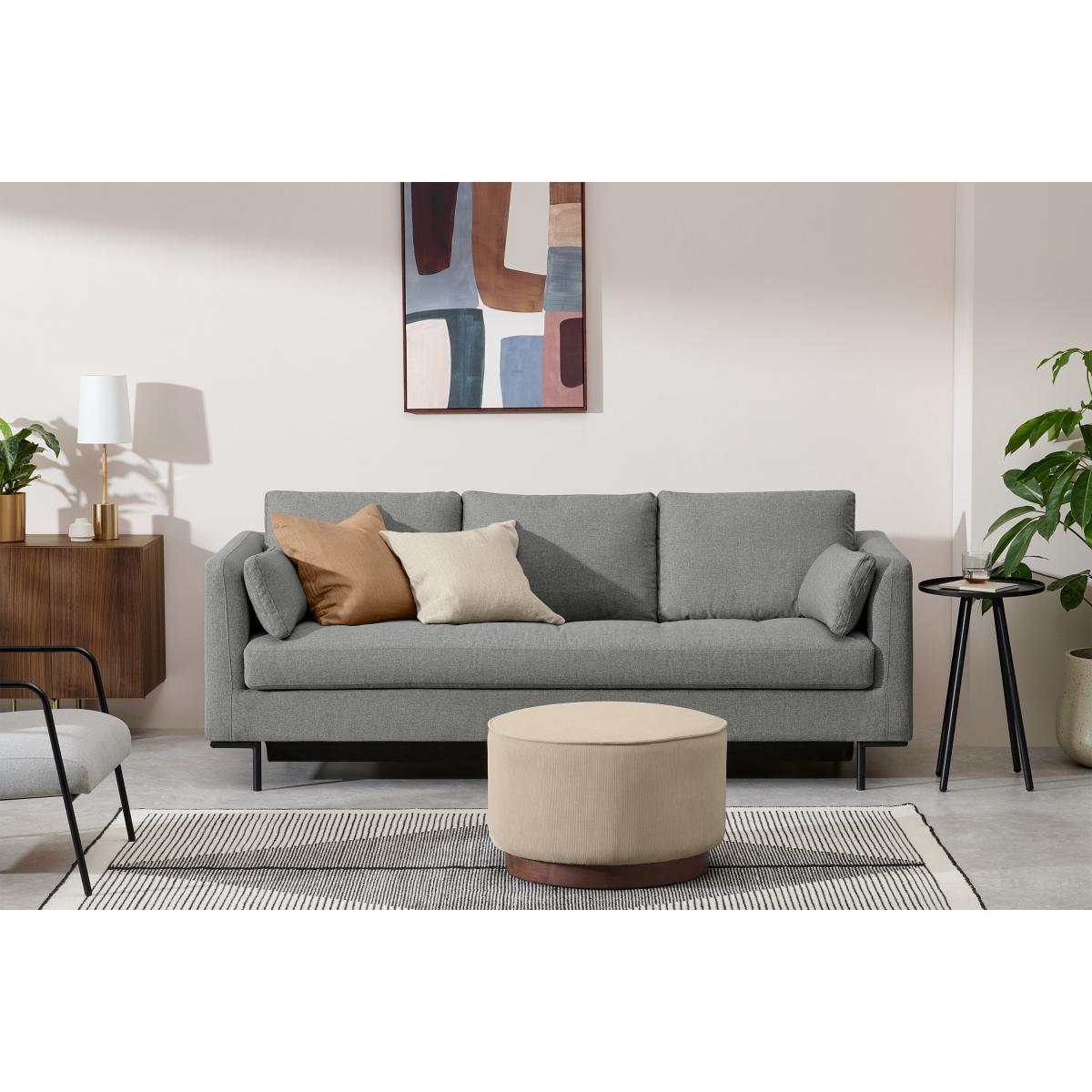 Harlow 3 Seater Sofa Bed, Mountain Grey – image 4