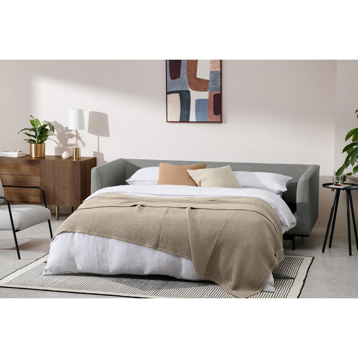 Harlow 3 Seater Sofa Bed, Mountain Grey – image 5