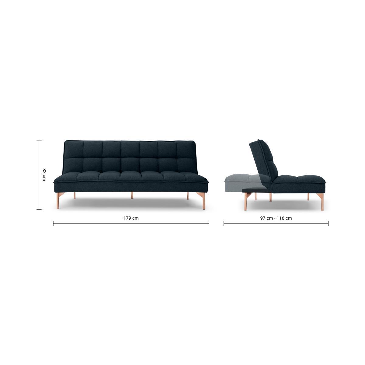 Hallie Sofa Bed, Aegean Blue  – image 10
