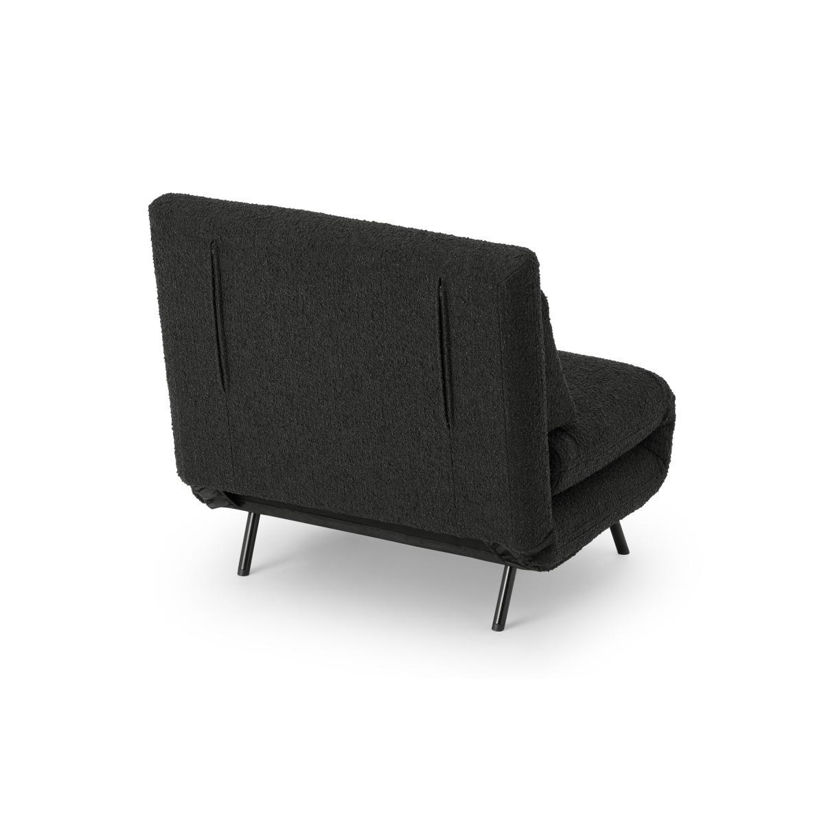 Kahlo Single Sofa Bed, Anthracite Boucle – image 8