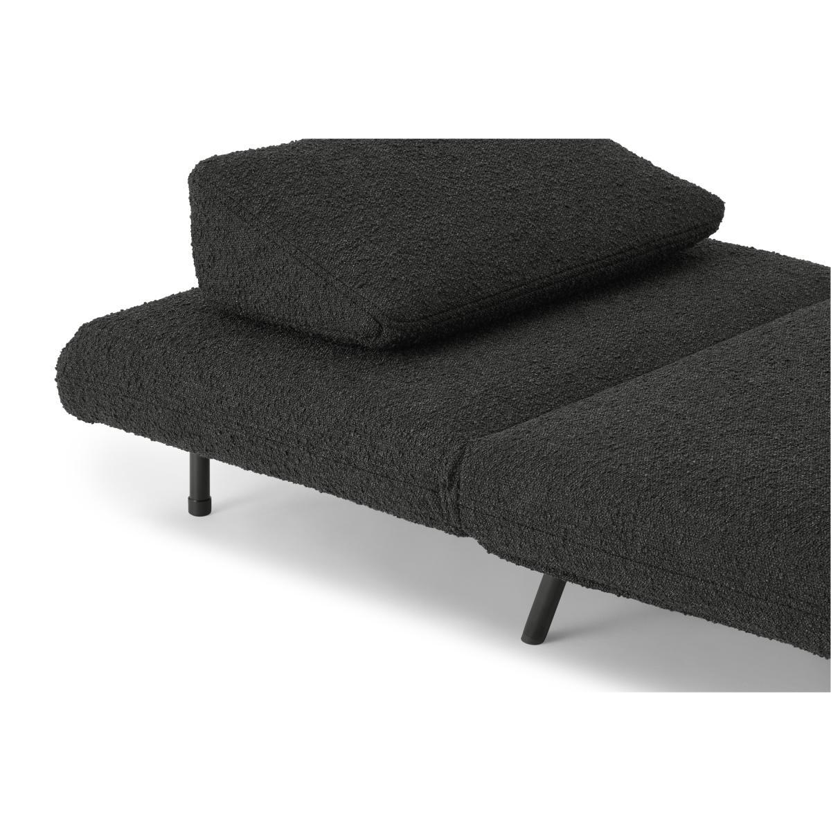 Kahlo Single Sofa Bed, Anthracite Boucle – image 9