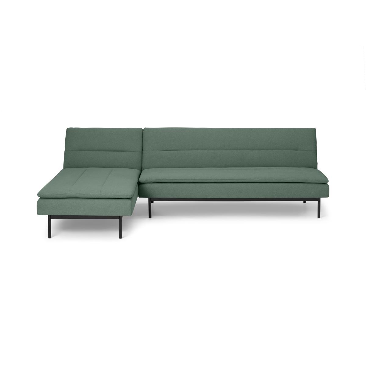Stefan Chaise End Click Clack Sofa Bed, Alpine Green – image 2