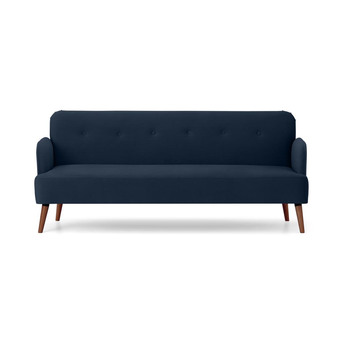 Elvi Click Clack Sofa Bed, Sapphire Blue Velvet – image 2