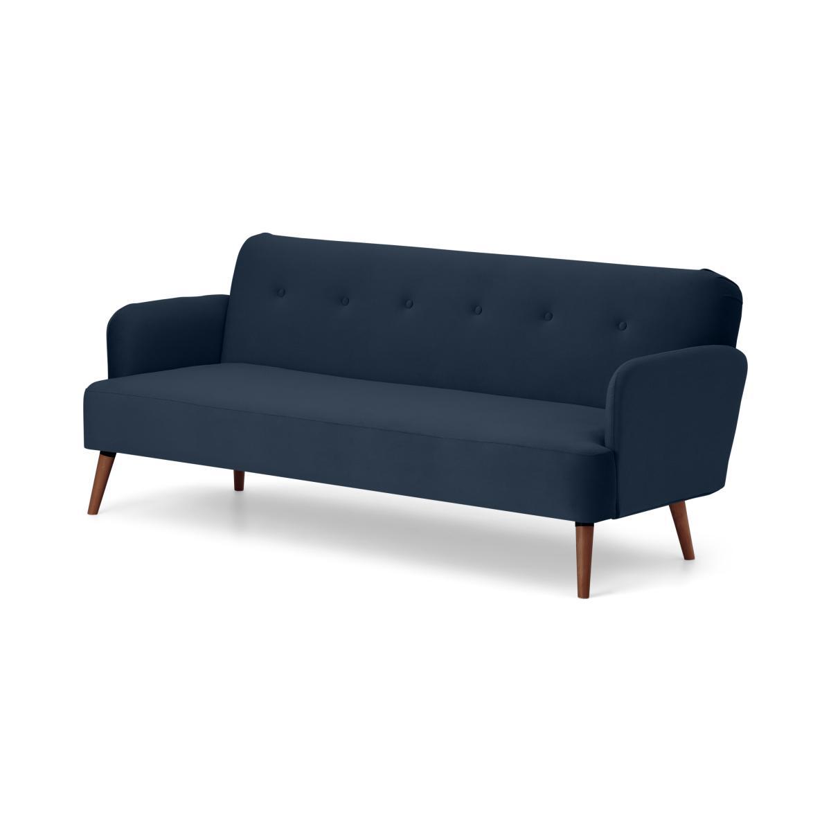 Elvi Click Clack Sofa Bed, Sapphire Blue Velvet – image 3