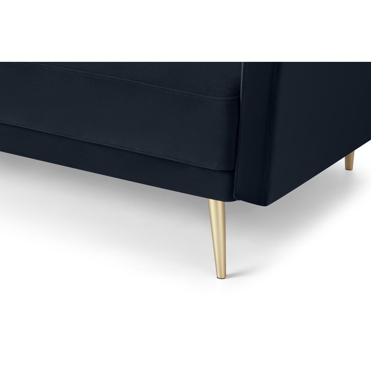 Eulia Click Clack Sofa Bed, Moonlight Blue Velvet – image 7