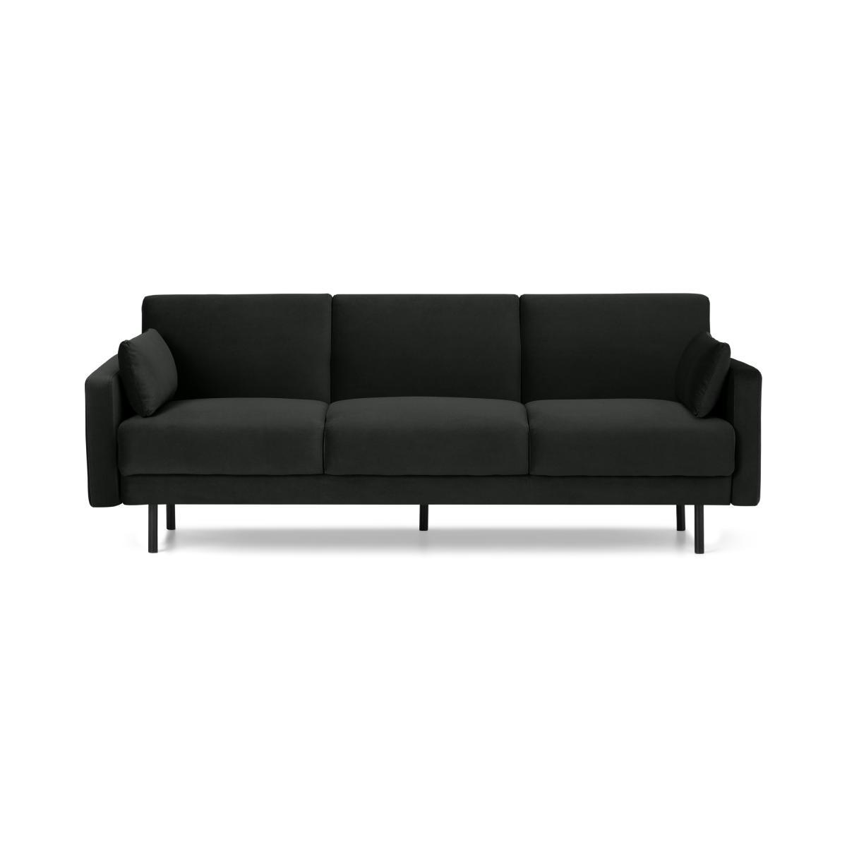 Delphi Click Clack Sofa Bed, Dark Anthracite Velvet – image 2
