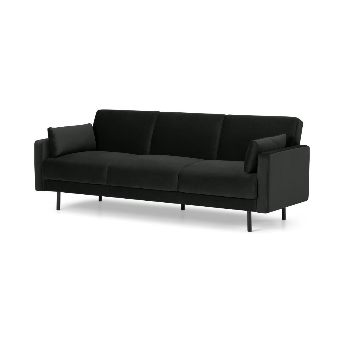 Delphi Click Clack Sofa Bed, Dark Anthracite Velvet – image 3
