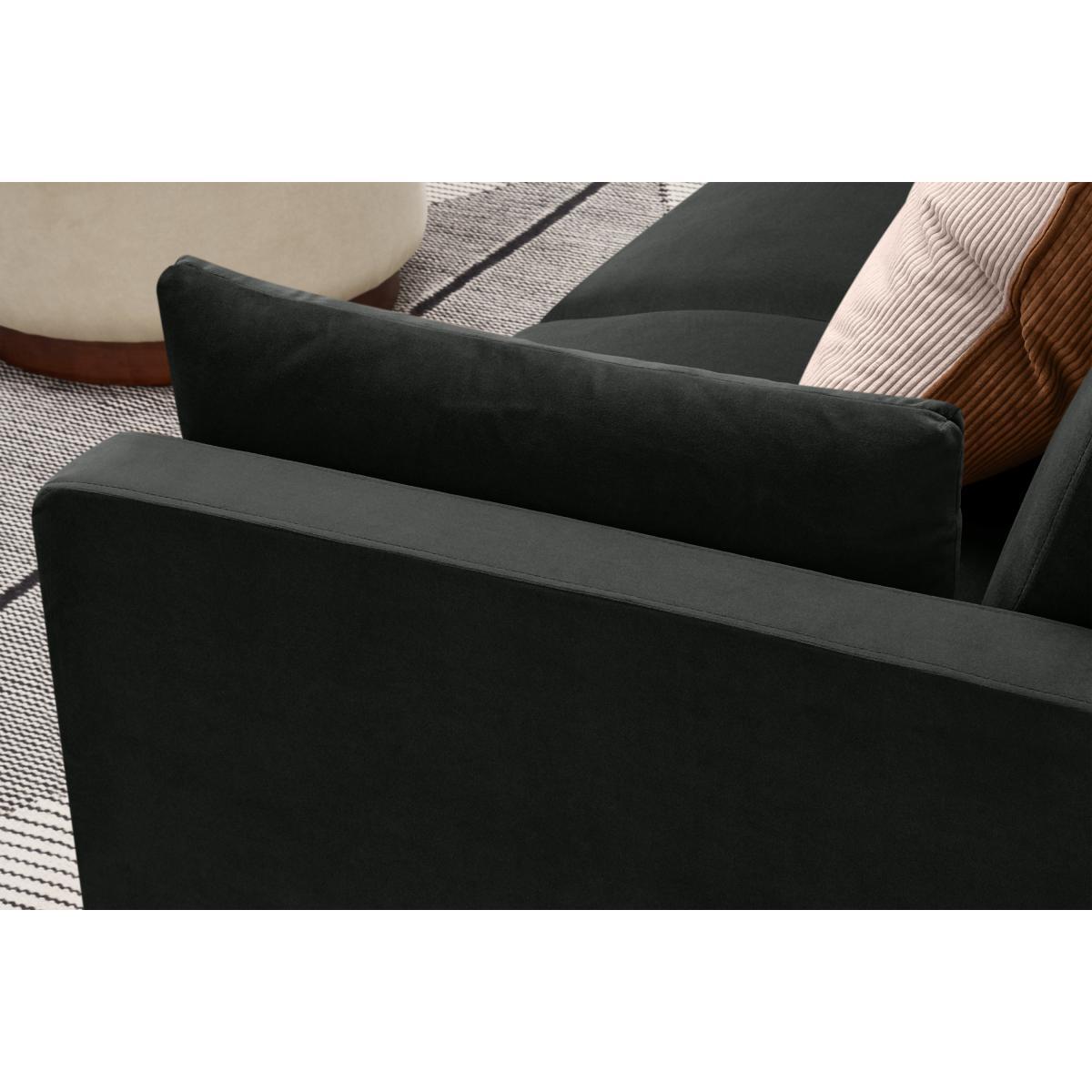 Delphi Click Clack Sofa Bed, Dark Anthracite Velvet – image 5