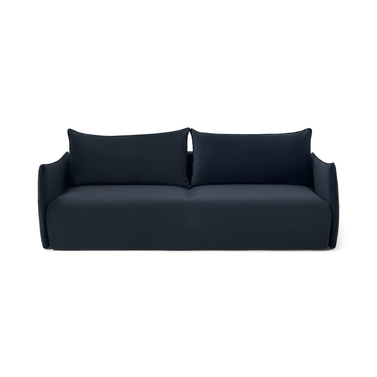 Kalli Platform Sofa Bed with Pocket Sprung Mattress, Oxford Blue Velvet – image 2