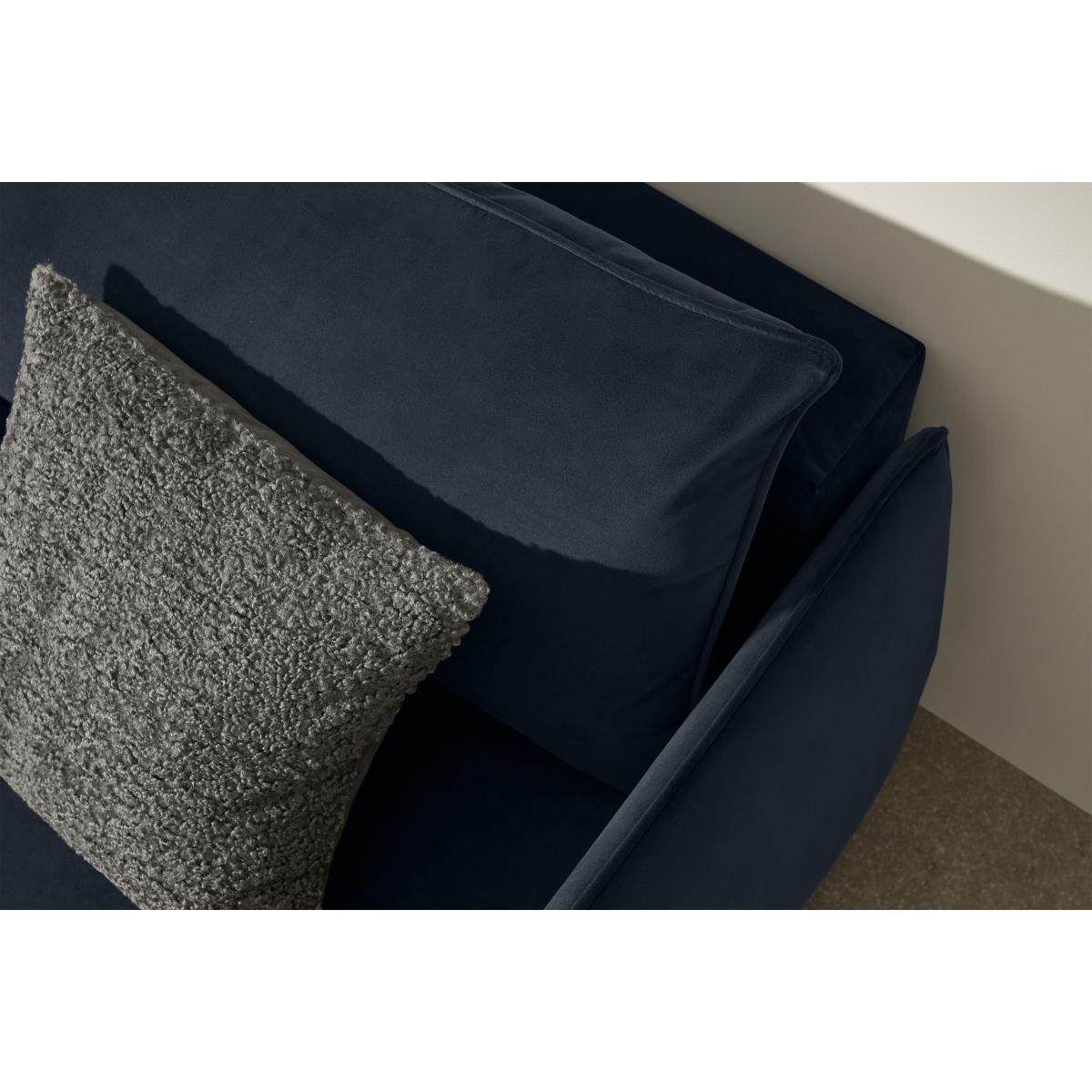 Kalli Platform Sofa Bed with Pocket Sprung Mattress, Oxford Blue Velvet – image 6